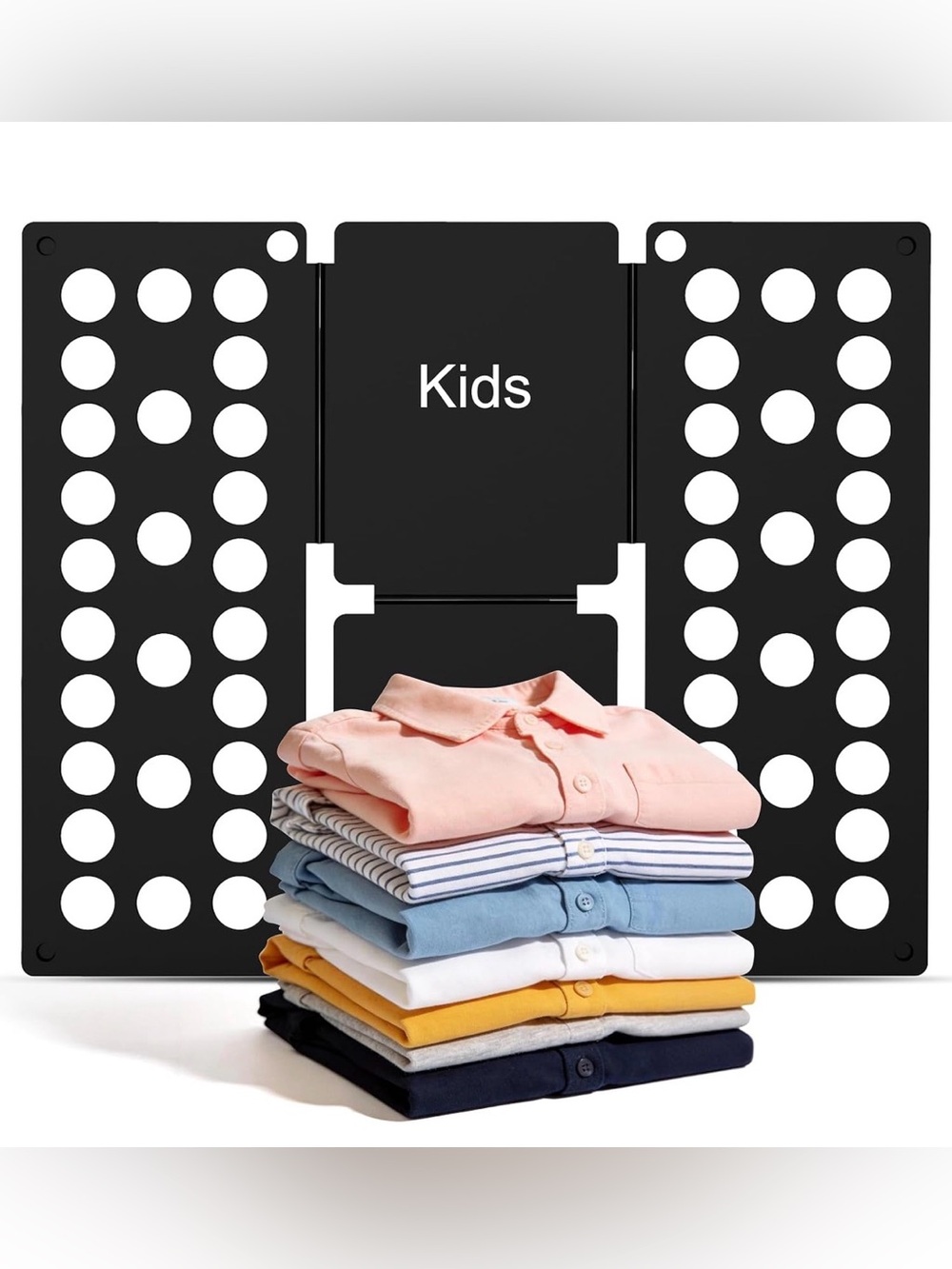 Kids clothing folding board